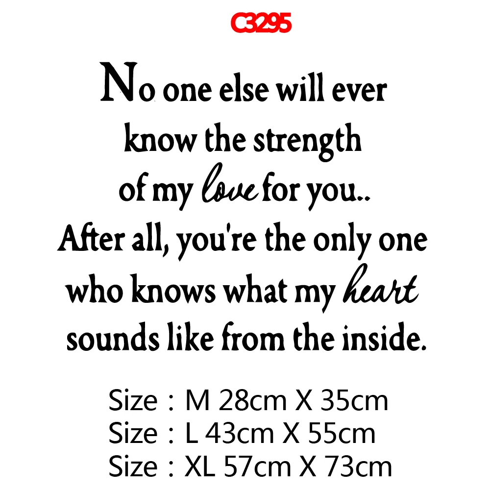 LargeLove heart Waterproof Wall Stickers Home Decor For Baby's Rooms Removable Decals | Дом и сад