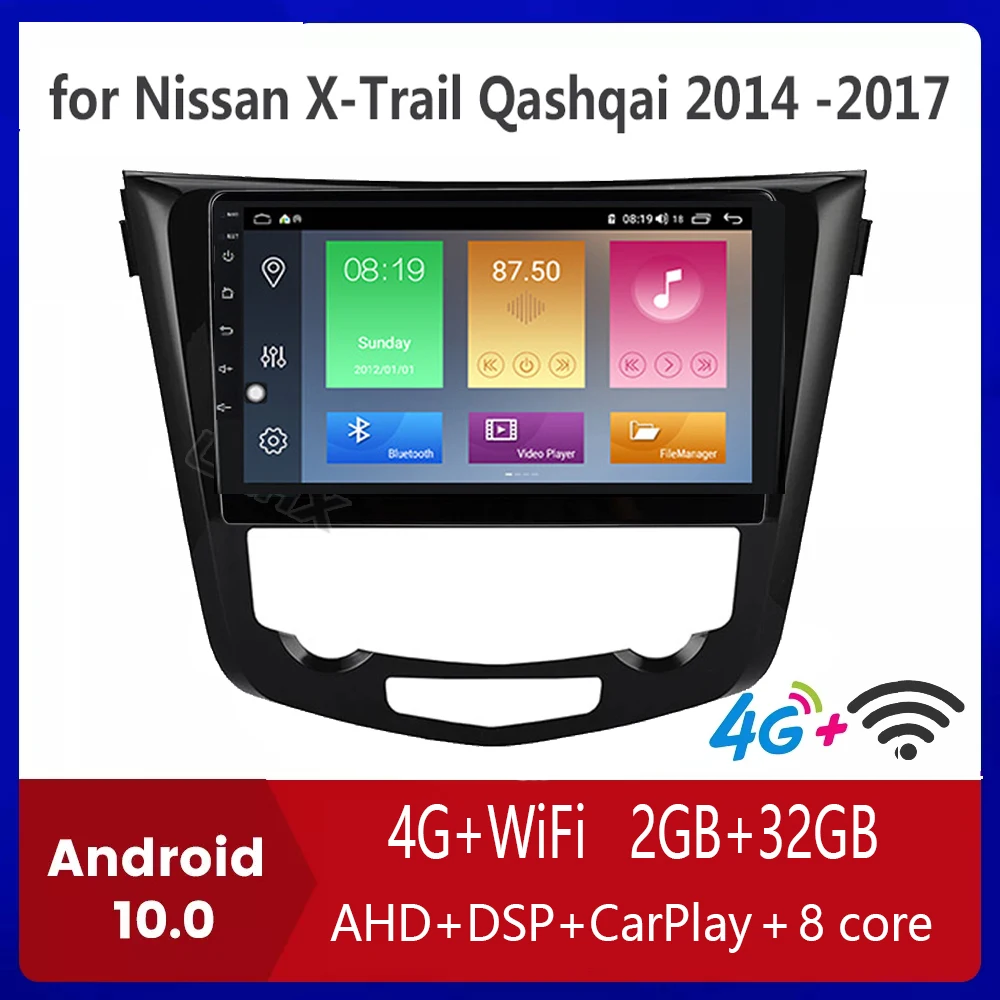 

Автомобильная навигация GPS Радио мультимедийный плеер для Nissan J11/X-Trail/Rogue/Dualis 2013-2017 OEM 360 View 8-ядерный DSP