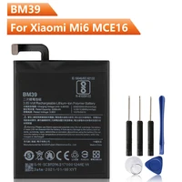 replacement phone battery bm39 for xiaomi 6 mi 6mce16 bm39 rechargeable battery 3350mah