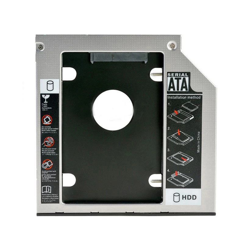 12 7 мм 2nd HDD SSD жесткий диск Оптический отсек Caddy Рамка адаптер для Asus K53SV N56 N56V N56J N56JR