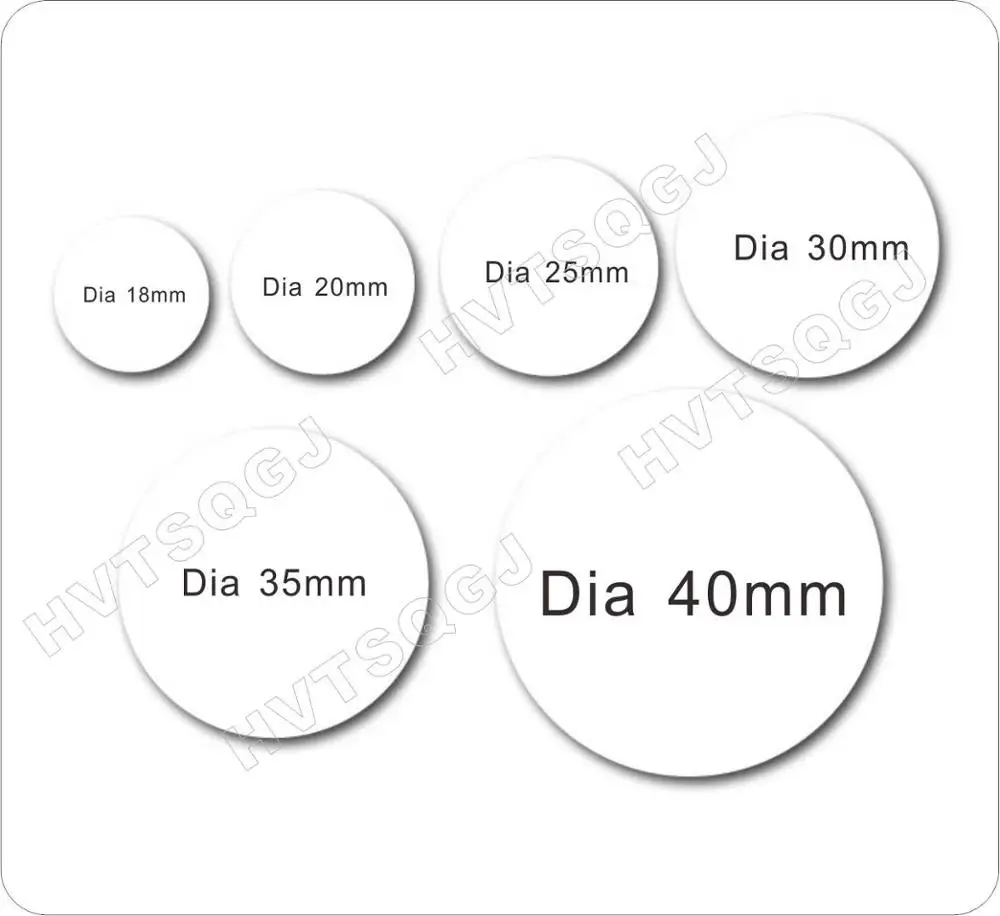 10 шт. RFID карточки TK4100 EM4100 125 кГц с клейкой лентой 3M диаметр 25 мм|IC/ID карты| |