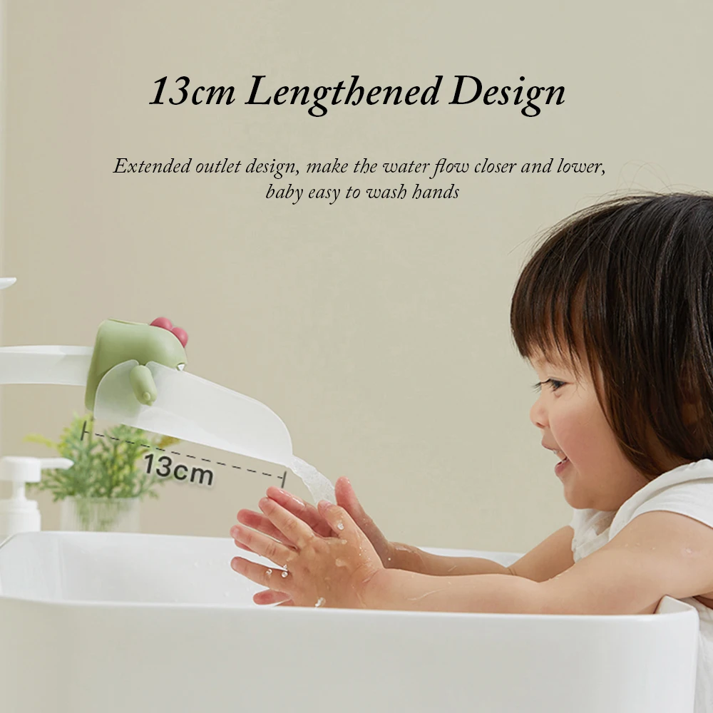 bc babycare dinosaur silicone faucet extender water saving kids hand washing water tap extender bathroom accessories 2 sockets free global shipping