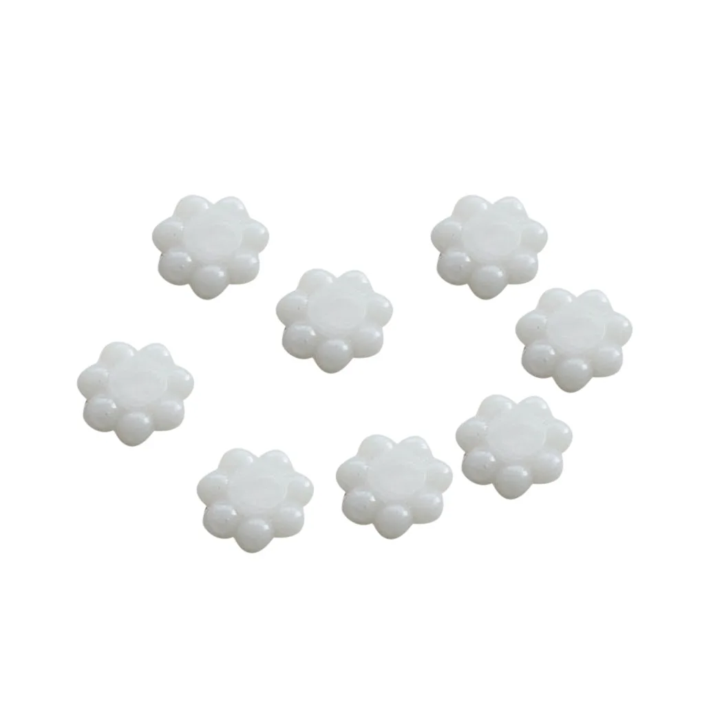

50pcs Pearl Beads Flower Hairband Headband Jewelry DIY Children Hair Styling Tools Crafting Artificial Pearl Buttons Decor 10mm