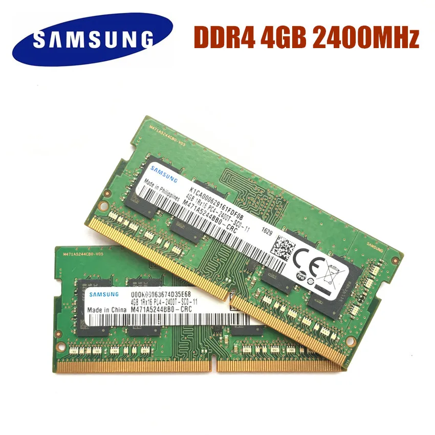 SAMSUNG DDR4 RAM 4G 8G 16G ноутбук с оперативной памятью в 2133 2400 2666MHz 1 2 V Stick для ноутбука