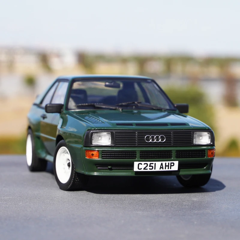 

Authentic classic green toy vehicle for 1:18 NOREV Audi Sport Quattro 1985 alloy simulation car models