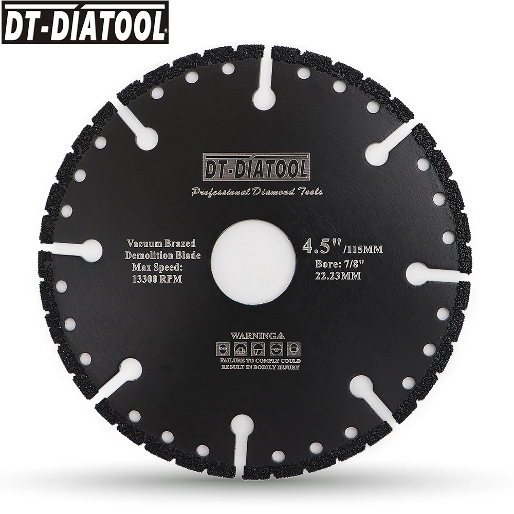 DT-DIATOOL 1 шт. Алмазный многоцелевой режущий диск для демонтажа пилы стали
