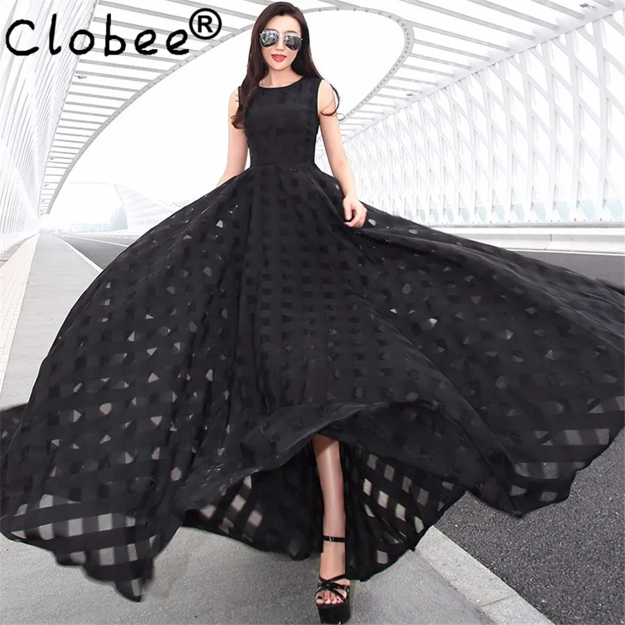 2020 взлетно-посадочной полосы Летний Сарафан белые длинные платья макси Для