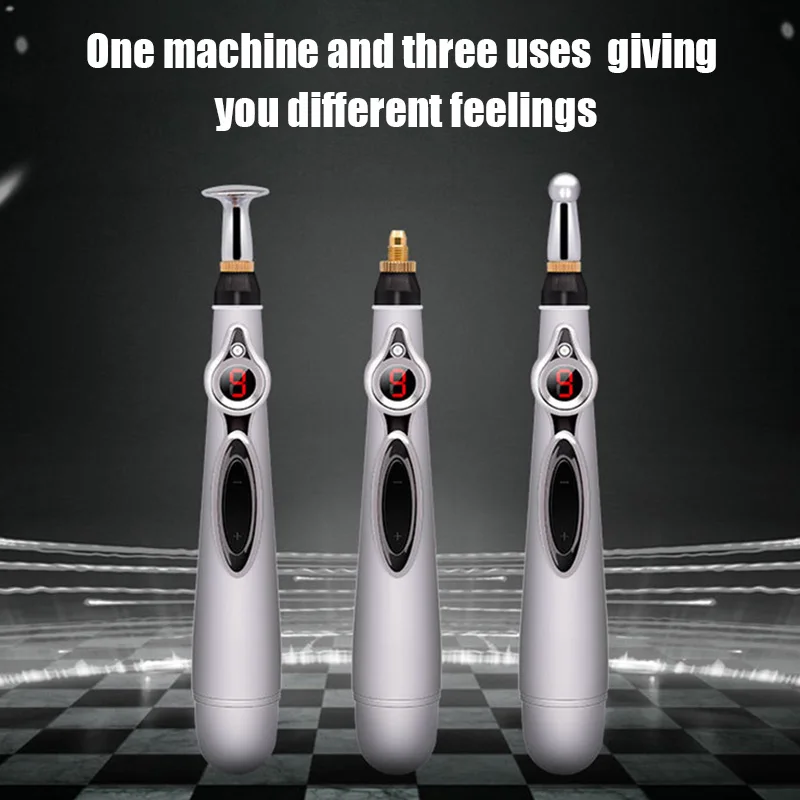 

Massage Pen Stimulator Acupoint Pain Relief Meridian Energy Pulse Promotes Blood Circulation Detoxes The Meridians