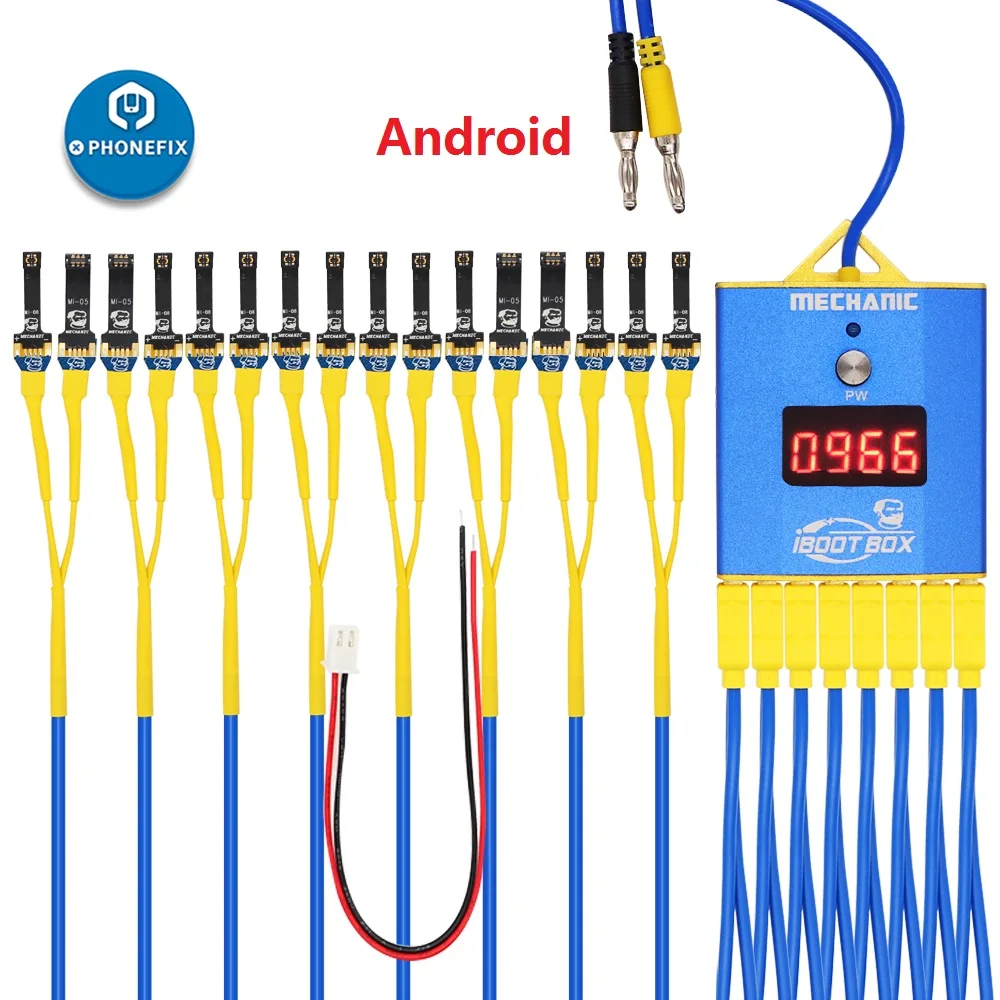 for Android Механик iBoot коробка DC кабель питания для iPhone Android Мобильный телефон батарея загрузки ремонтная линия с 6 портами USB выход - Цвет: for Android