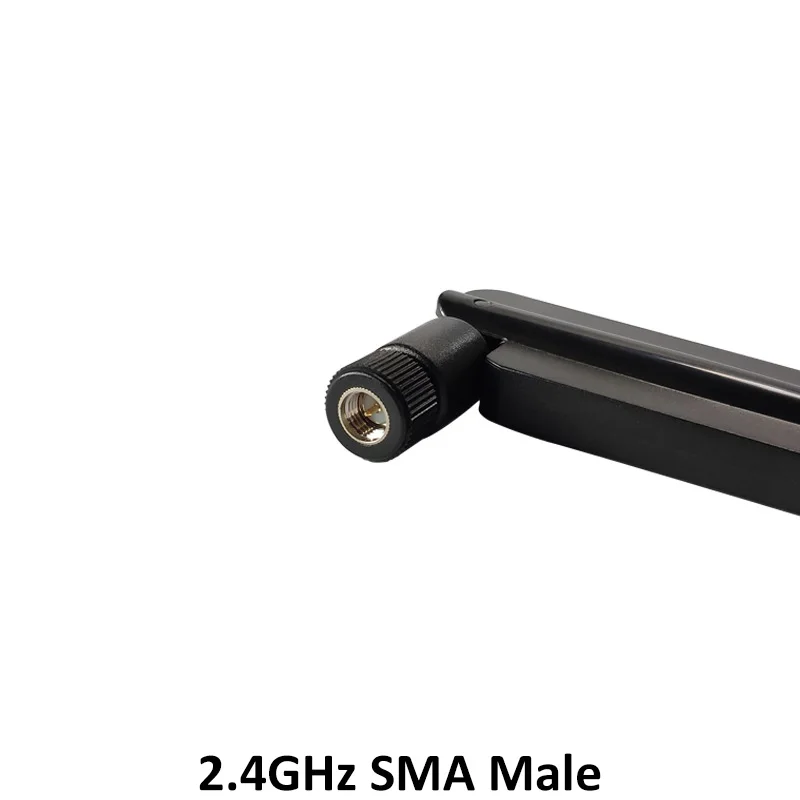 GRANDWISDOM 10pcs 2.4G antenna 8dbi sma male wlan wifi 2.4ghz antene IPX ipex 1 SMA female pigtail Extension Cable iot antena
