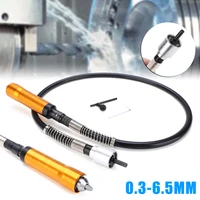 0 3 6 5mm drill chuck handle flexible shaft tool for rotary grinder engraver tool electric drill polishing machine tools