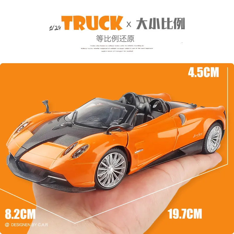 1:24 весы классические литые под давлением транспортные средства Pagani Huayra Roadster