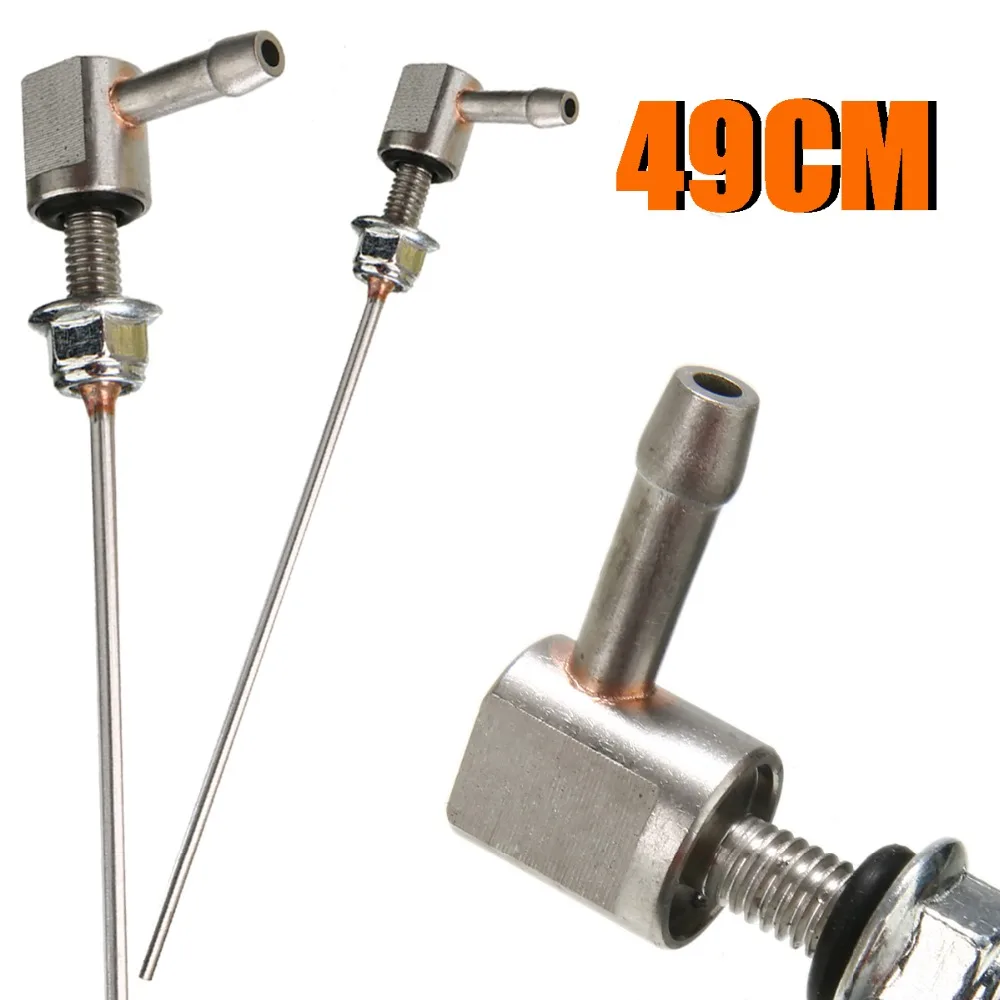 

Durable Car Heater Fuel Stand Pipe 49cm Vehicle Heater Fuel Tank Pick Up Low Profile Standpipe Metal Heater Fuel Tube Line