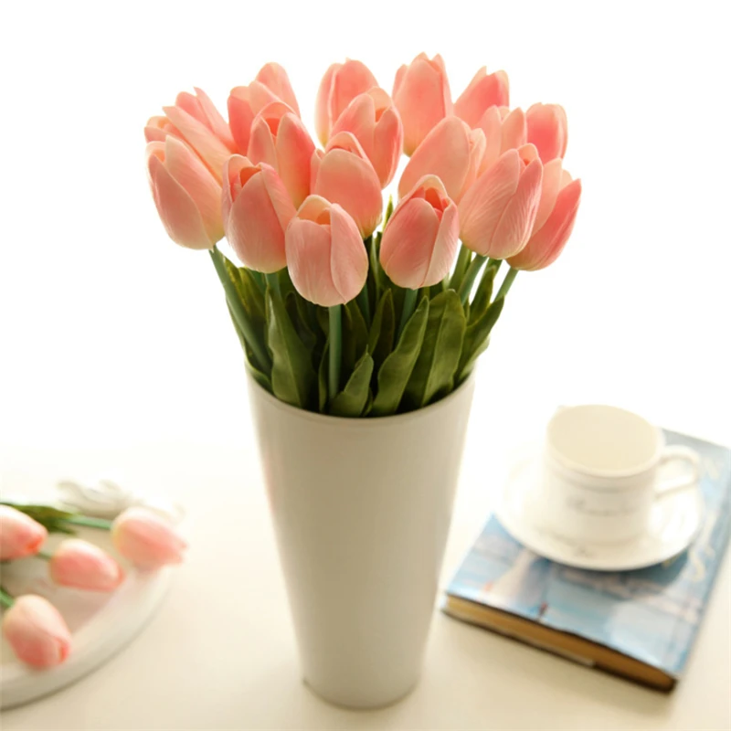 

MILOYI 5 шт. букет искусственных цветов тюльпанов настоящие на ощупь Искусственные цветы из ПУ для украшения дома вечерние ринки, свадьбы