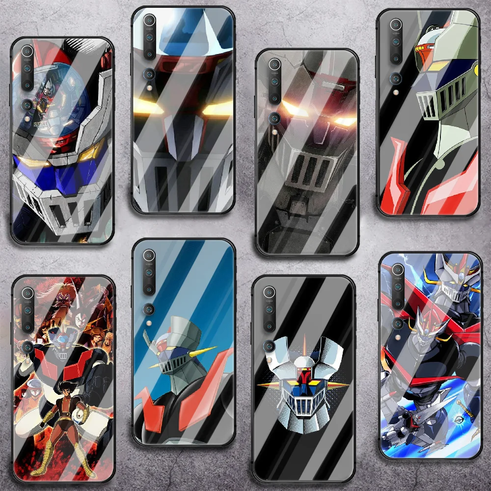 

Anime Mazinger Z Tempered Glass Phone Case For Xiaomi Mi 8 9 10 11 T Max Pro Lite Poco F X 2 3 Nfc Ultra Cover Cell Hot Soft