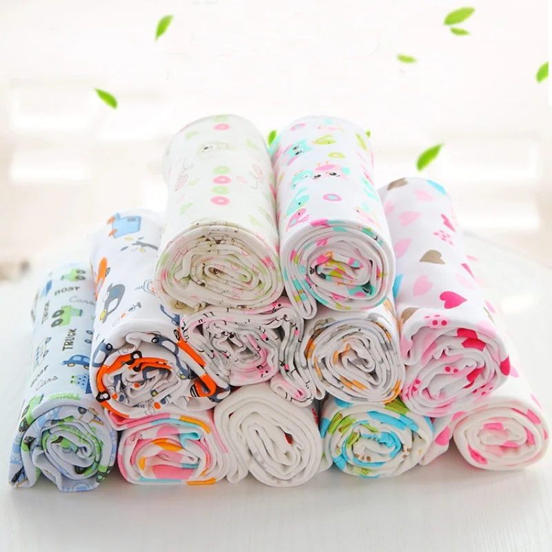 Одеяло из 100% хлопка для новорожденных с мультяшным принтом|Одеяла и пеленки| |