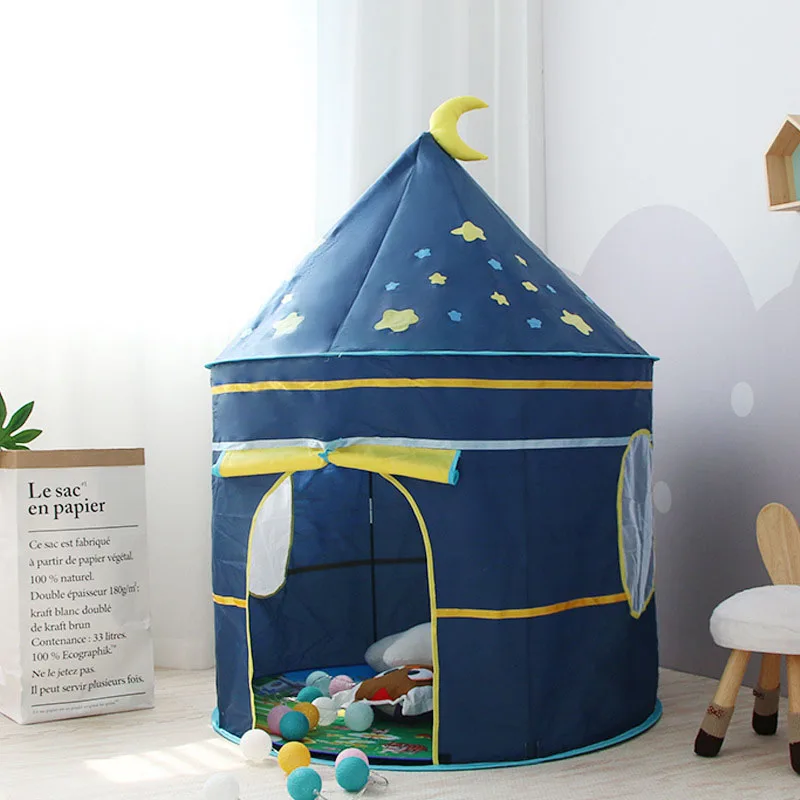 Portable 3 In 1 Kids Tent Indoor Outdoor Play House Princess Castle Baby Girl For Children Birthday Toys | Игрушки и хобби