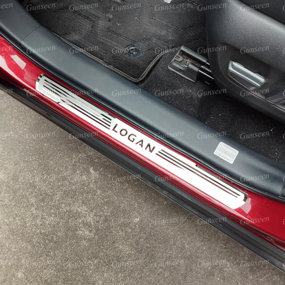 

Накладка Защитная из нержавеющей стали для порога, для Dacia, Renault, Logan, 2021, 2022