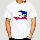 Женская футболка с изображением флага страны Карибского моря