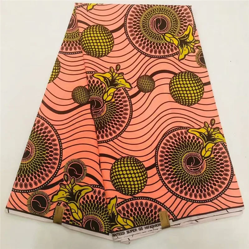 Новейший дизайн стандартная Ткань 6 ярдов Африканские Восковые принты Анкары