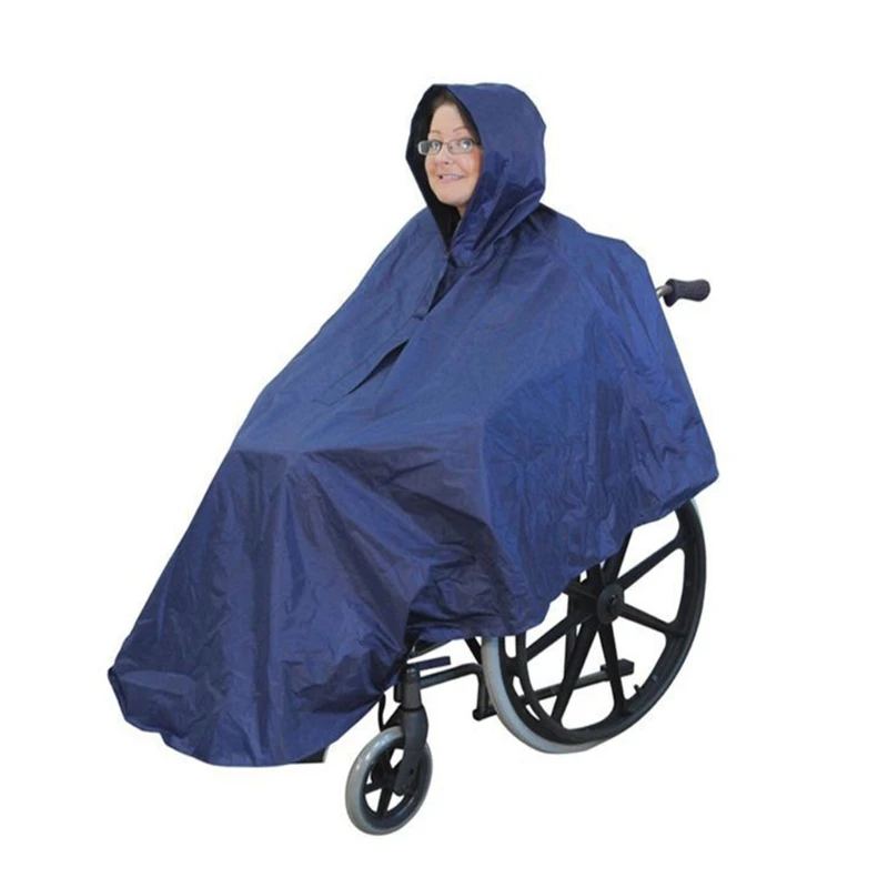 

2022 New Waterproof Rain Poncho for Wheelchair Mobility Old Scooter Large Wind Proof Cape