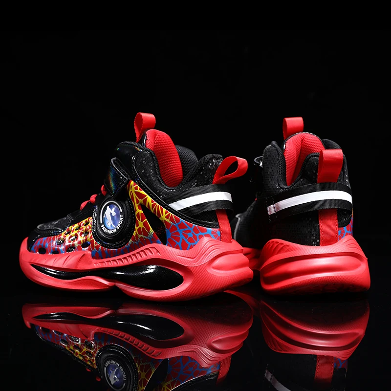 

Осень 2021, детская Баскетбольная обувь для мальчиков, нескользящая детская спортивная обувь, кроссовки для мальчиков, уличные кроссовки, кро...