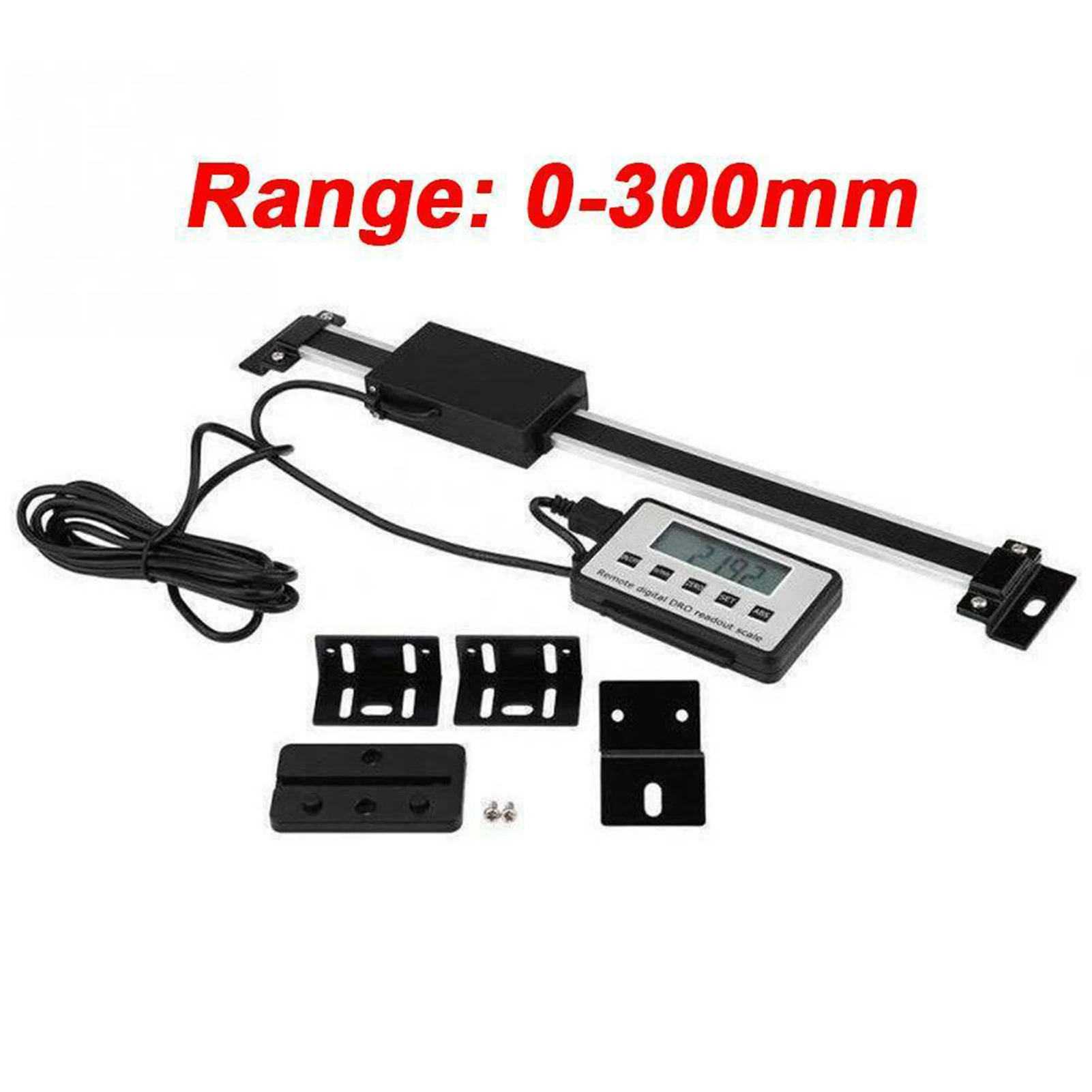 

0-150mm 0-300mm Digital LCD Accurate DRO Readout Scale Kit For Milling Lathe Linear Tool Readout Scale