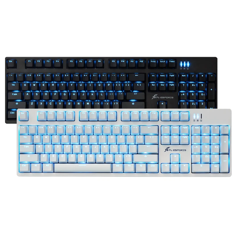 

FL eSports mka104s mechanical keyboard 104 key 87 key game office K660 classic retro full key non impact step ergonomic design