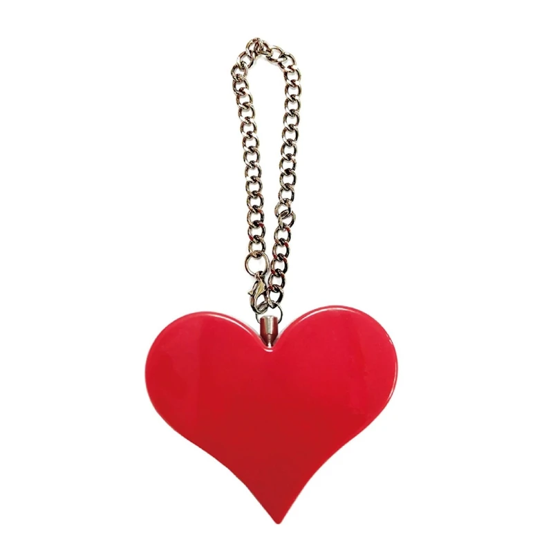 

2021 New 130DB Personal Alarm Attack Alarm Heart Shape Personal Security Alarm Keychain Emergency Self D efense Siren