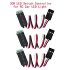 3-канальный светодиодный контрольный выключатель, система включениявыключения для TRX4 D90 D110RC автомобиля, аксессуары для моделей автомобилей