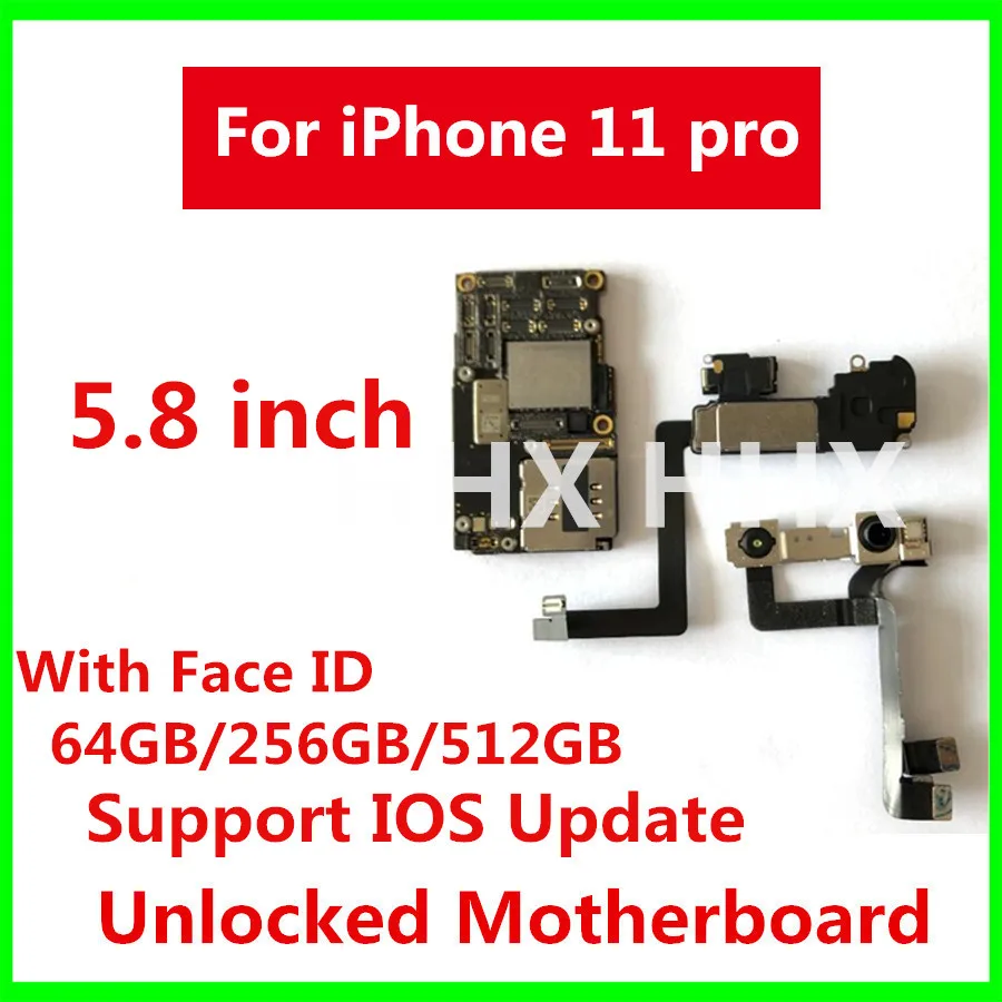 Материнская плата Clean iCloud для iPhone 11 Pro 64 ГБ 256 512 разблокированная оригинальная