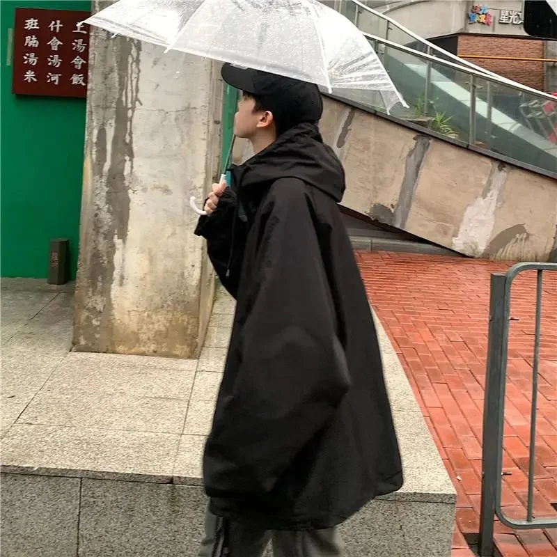 Winter Hong Kong Style Hooded Tooling 2021 Cotton-Padded Coat For Men Women Casual Plus Velvet Thick All-Match Cotton Jacket D55