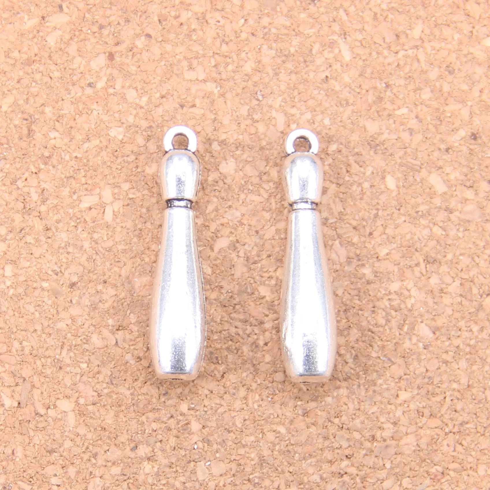 6 шт амулеты Боулинг булавки 32x7 мм старинные подвески Винтажные Ювелирные