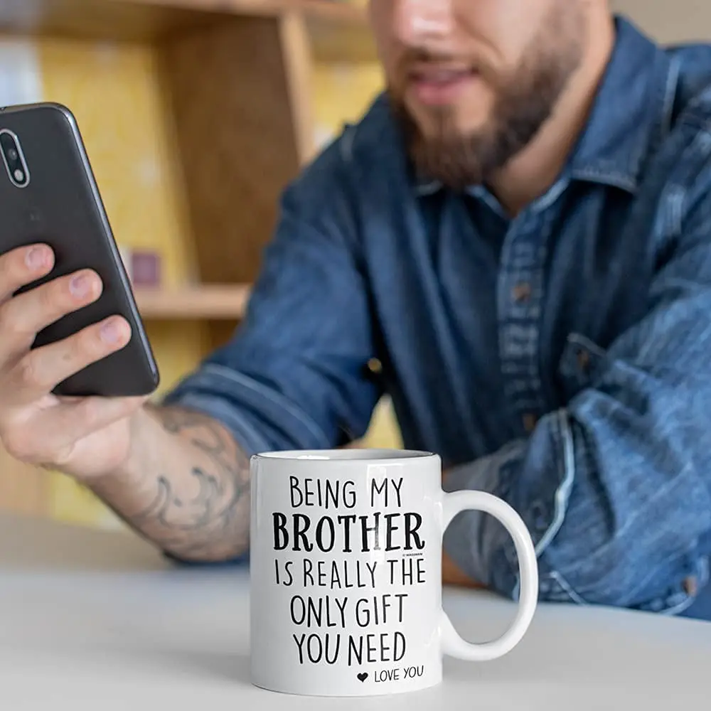 Быть моим братом-единственный подарок который вам нужен забавная кофейная