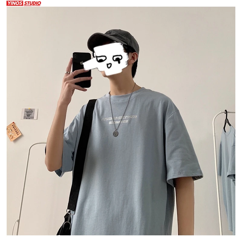 Прямая поставка Однотонная футболка в стиле хип-хоп коллекция 2020 года топы с