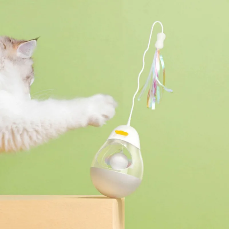 

Cat Toys interactive Cat Toy Funny Tumbler Cat Stick Toy for Kitten Playing Teaser Wand Toy Pet Products
