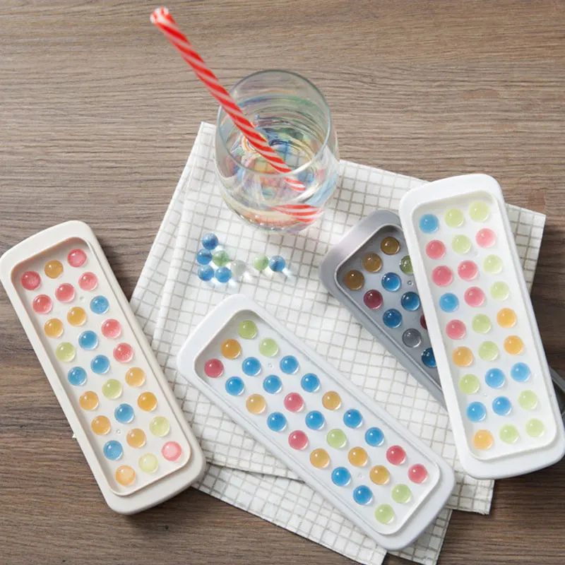 Лоток для льда 27 ячеек Цветовая форма фруктов ледяной куб сделай сам креативный