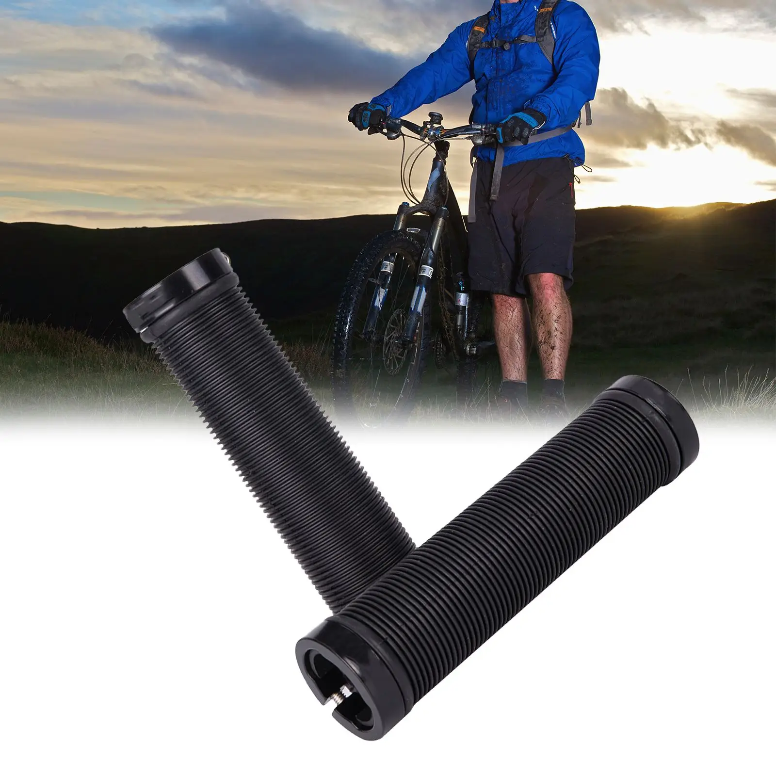 

Пластиковые ручки для руля велосипеда, 2 шт., Нескользящие ручки для горных велосипедов