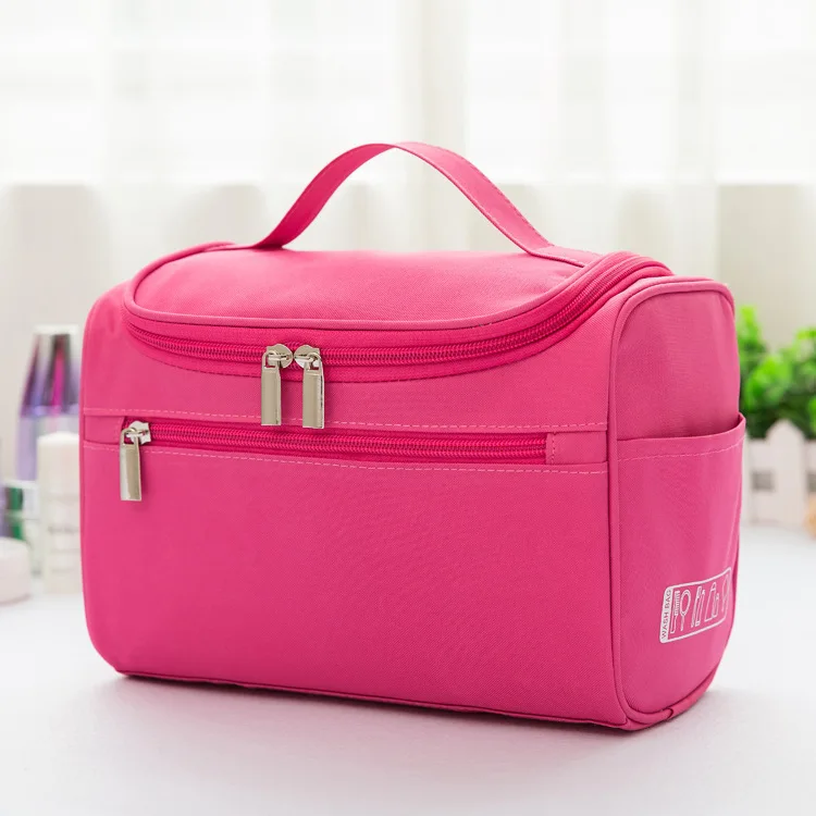 

New Fashion Cosmetic Bag Women Waterproof Oxford Makeup Bags Travel Organizer Toiletry Kits Portable Makeup Bags Beautician