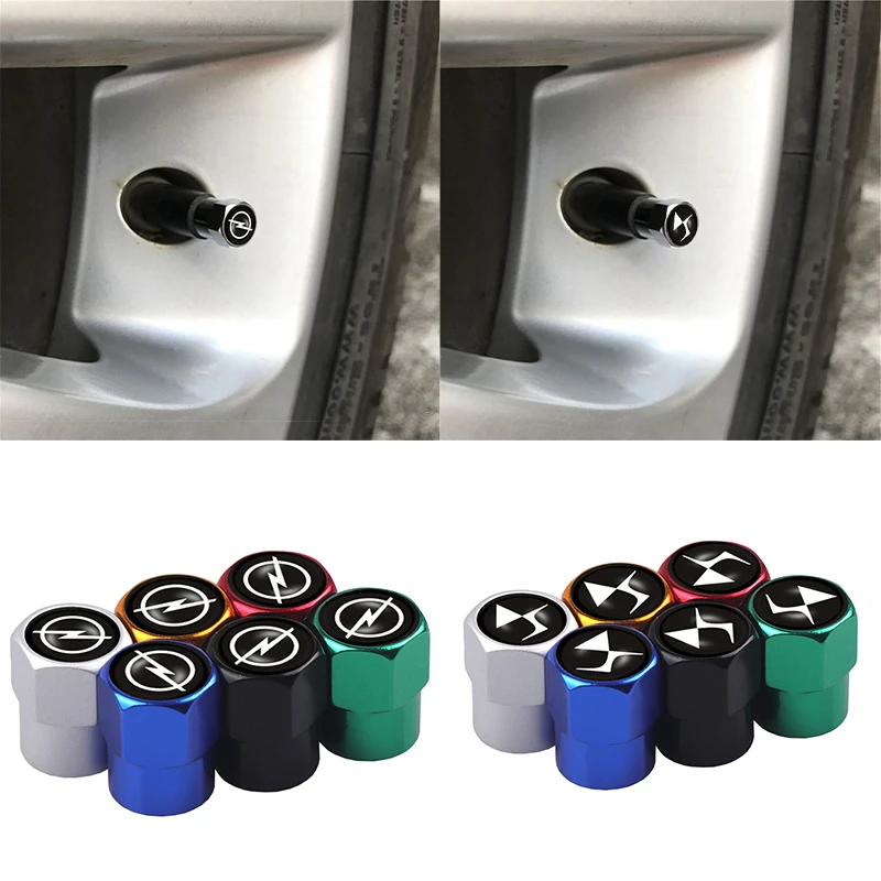 4 шт. колпачки для автомобильных шин из алюминиевого сплава BMW VW Honda Nissan Kia Volvo Renault