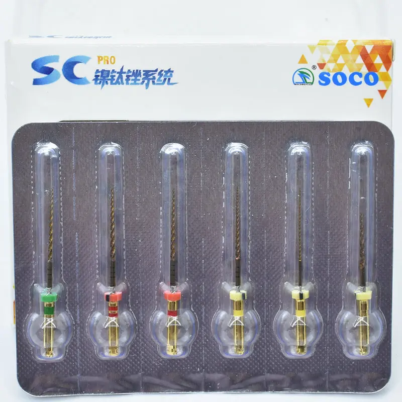 Стоматологический инструмент SOCO SC Pro Ротационные напильники для тепловой