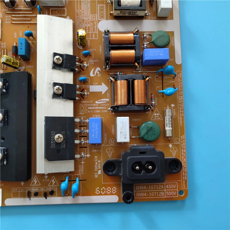Original For  UE55MU6100K UE55KU6000K UN55KU630DF UE55KU6072U UE55KU6099U UE55KU6070U Power Supply Board BN94-10712A