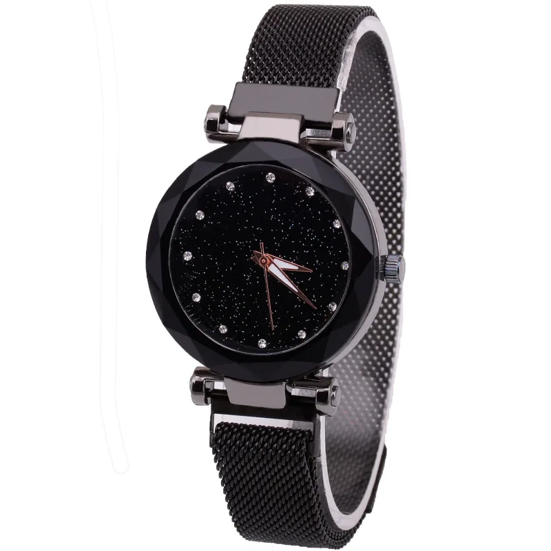 

Vibrato explosions Milan strap magnet watches ladies starry sky watches online celebrity lazy women watches wholesale