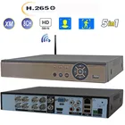 Бесплатная доставка Видеорегистратор NVR 8CH 5M-N NVR системы видеонаблюдения Wifi DVR уход за кожей лица обнаружения 6 в 1, TVI, CVI, CVBS Гибридный 8 канальный HDD Регистраторы макс до 14 ти лет HDMI Vga
