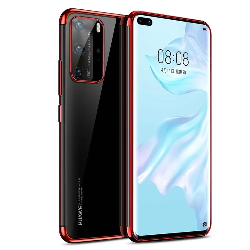 Чехол для телефона Huawei P40 Lite чехол прозрачный роскошный с 3D покрытием задний