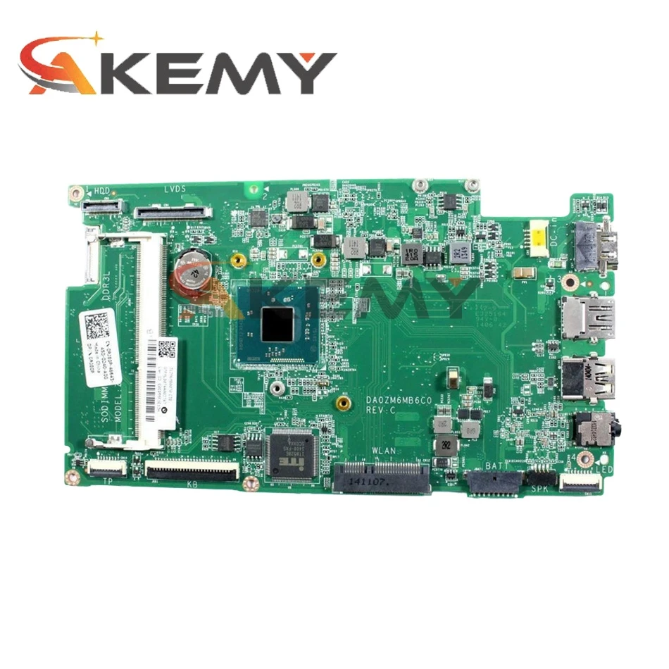 Оригинальная материнская плата для ноутбука Dell Inspiron 11 3138 N2830 CN-06G2PF 06G2PF DA0ZM6MB6C0 SR1W4 |