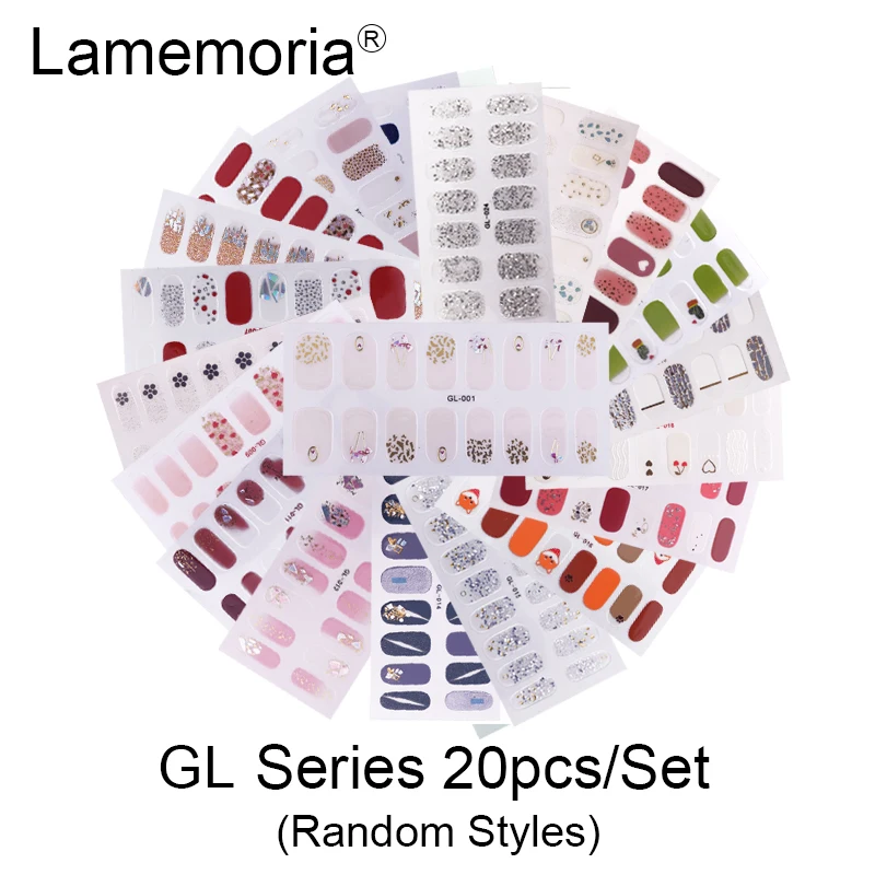 Полностью закрывающие ленты для дизайна ногтей полоски украшения с наклейки-лак