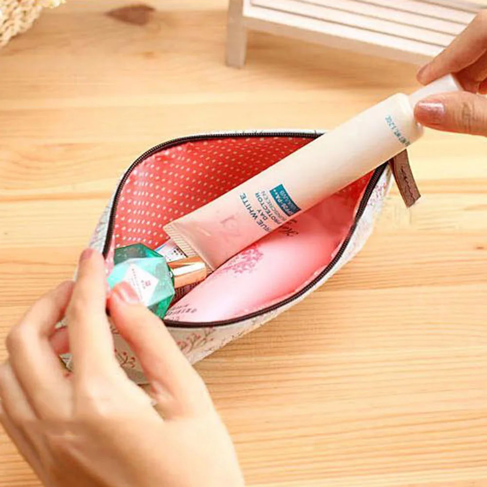 New Arrival Cute Kawaii Floral Flower Canvas Zipper Pencil Cases Lovely Fabric Tree Pen Bags School Office Supplies | Канцтовары для