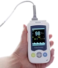 Медицинский Пульсоксиметр на кончик пальца, ручной пульсоксиметр, мини OLED с педиатрическими зондами для взрослых