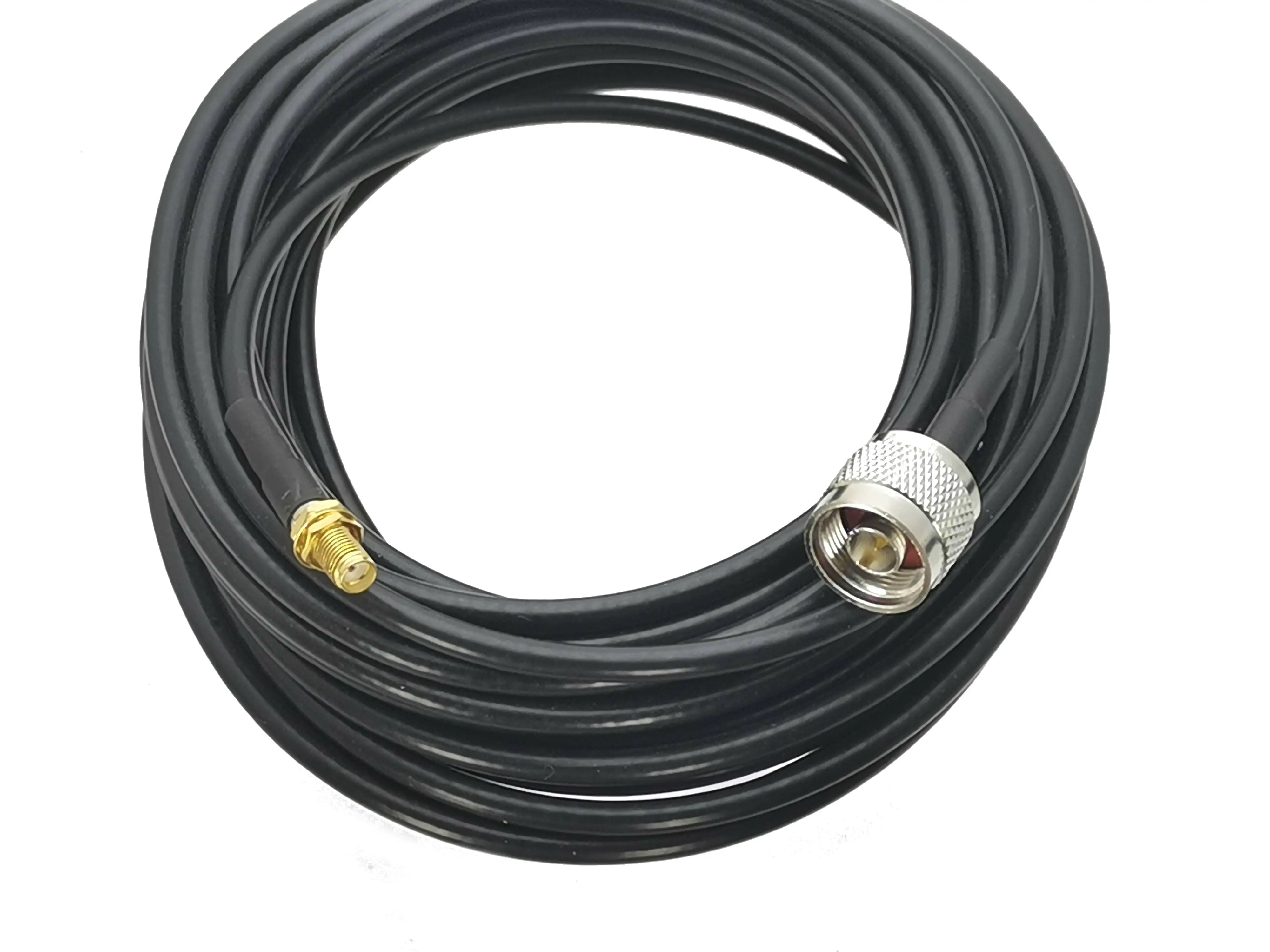 1 шт. RG58 N штекер к гнездовой разъему SMA разъем перегородки RF Коаксиальная зерна